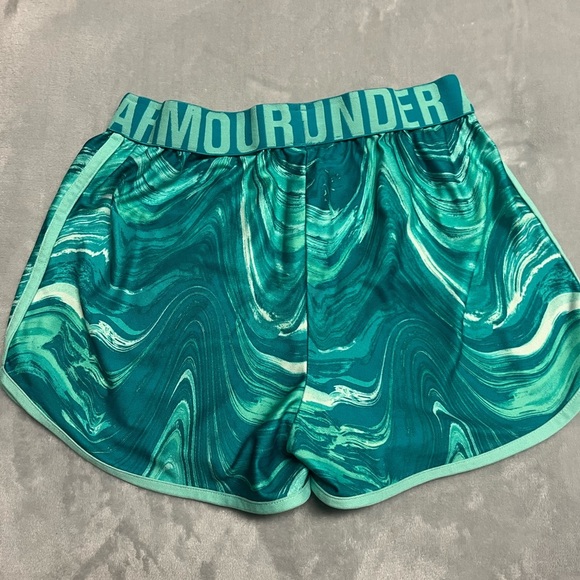 Under Armour Teal Marble Shorts - Picture 4 of 5